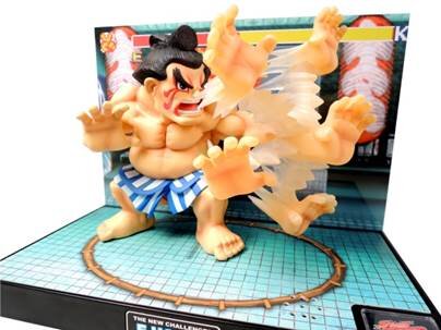 エドモンド本田」のフィギュアが登場、百烈張り手が光って唸る