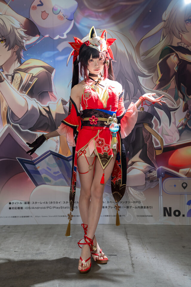 コスプレ】『崩壊：スターレイル』花火の美女レイヤー、美しさが限界