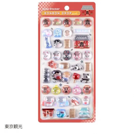 ボンボンドロップシールより和柄、churukiraシリーズなど全28柄が再販