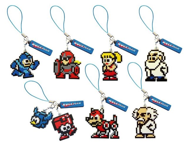 懐かしのドット絵ロックマンがラバーストラップになって登場 | インサイド