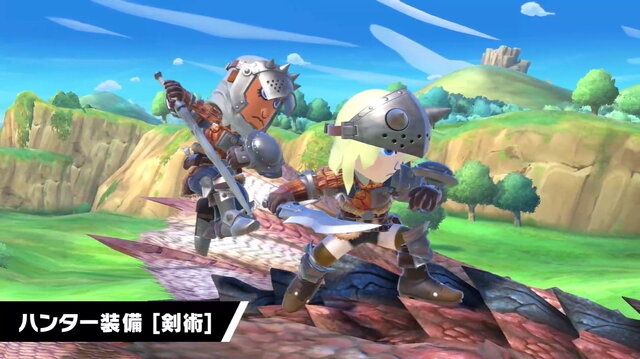 スマブラSP』リオレウスを追って『モンハン』からハンター参戦！追加