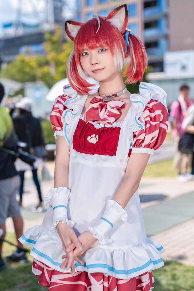 コスプレ】キュートなVTuber赤見かるびがコスサミに登場！地元愛知県