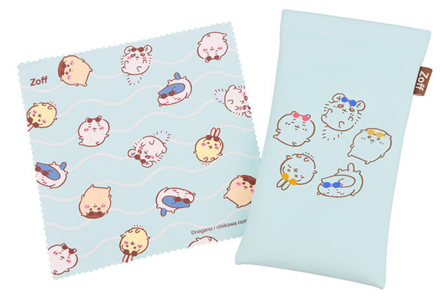 バケーション姿が愛らしい「ちいかわ」×「Zoff」コラボメガネや