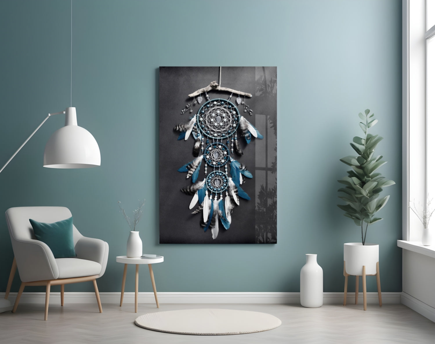 Stunning Dreamcatcher Glass Art – Elevate Your Space