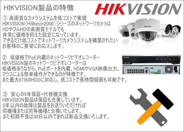 DS-7604NI-K1/4P HIKVISION製ネットワークビデオレコーダー/HDDなしモデル