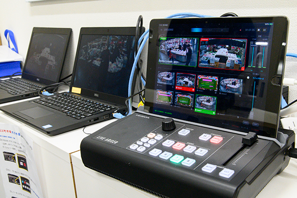 iPad連動型ストリーミングBOX「LIVE ARISER」GV-LSMIXER/I