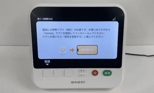 memet（めめっと） | 押すだけテレビ電話機（特定販路専売品） | アイ