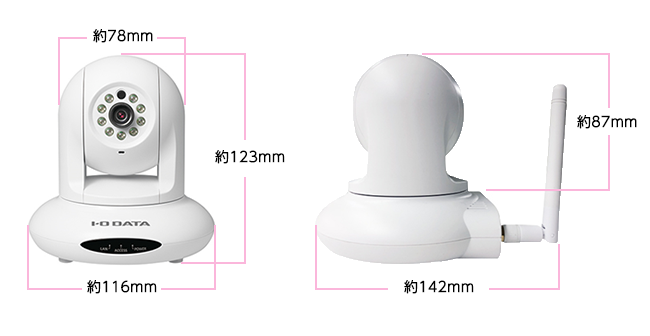 TS-NS310W 仕様 | ネットワークカメラ | アイ・オー・データ機器 I-O DATA