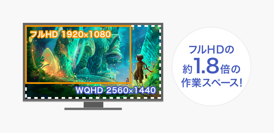 KH-LDQ271JAB | Mini LED採用 180Hz＆WQHD対応広色域27型ワイド液晶