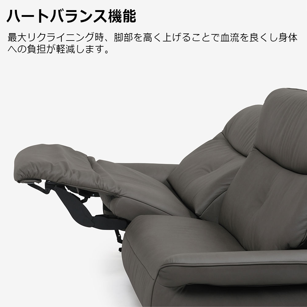 himolla（ヒモラ）電動リクライニングソファ「オスカー2」幅212cm 革