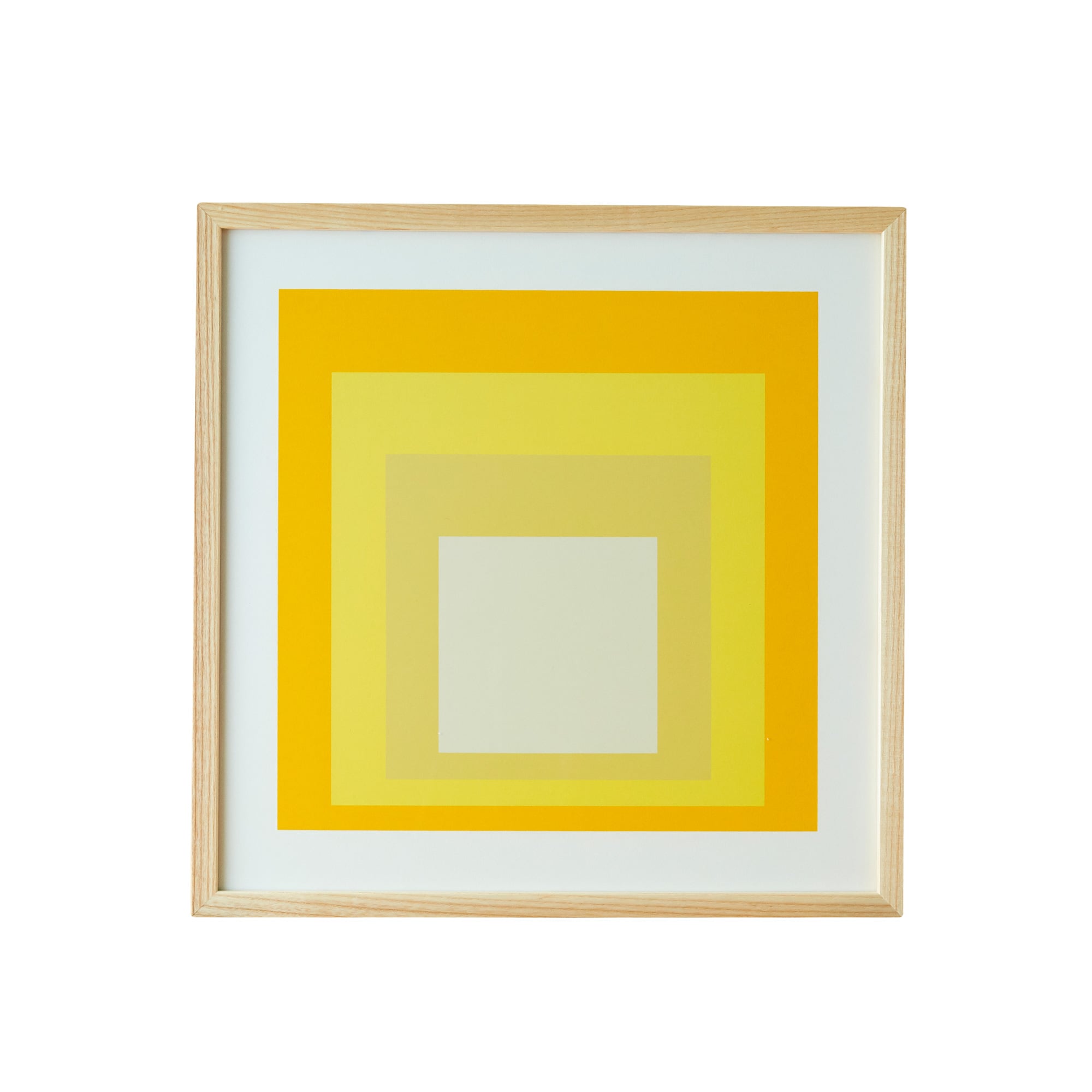 定番品】ジョセフ・アルバース「正方形賛歌 イエロー」｜ポスター