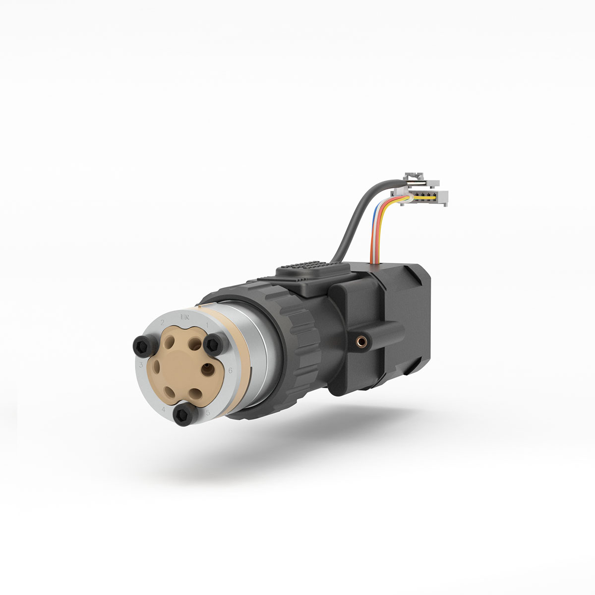 High Flow Selection Valve, 2 Position/6 Port (PEEK)