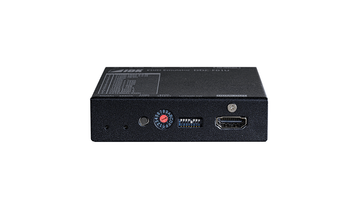 DDC-F01U 4K@60対応 HDMI EDIDエミュレーター | 株式会社アイ・ディ