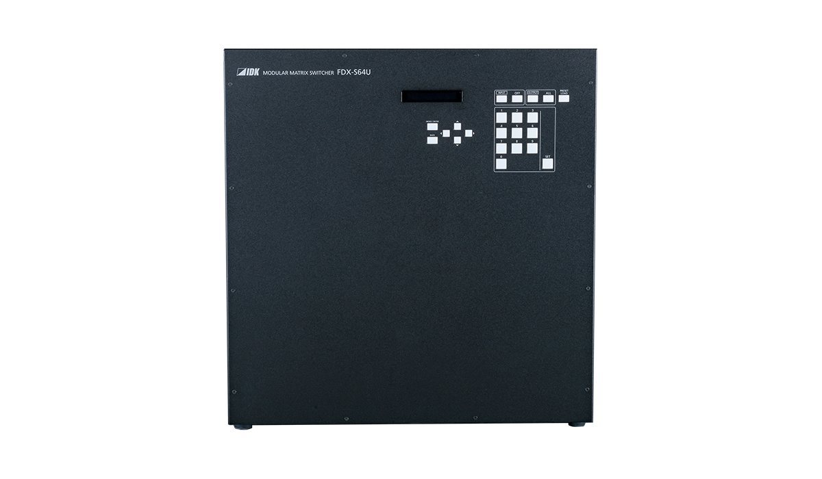 FDX-S64U 4K@60対応 モジュラー型マトリクススイッチャー | 株式会社