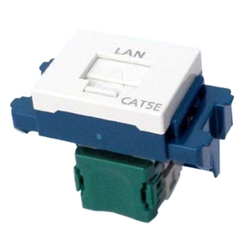 NR3160W 情報モジュラジャックCAT5E 成端埋込型 ぐっとす（ホワイト