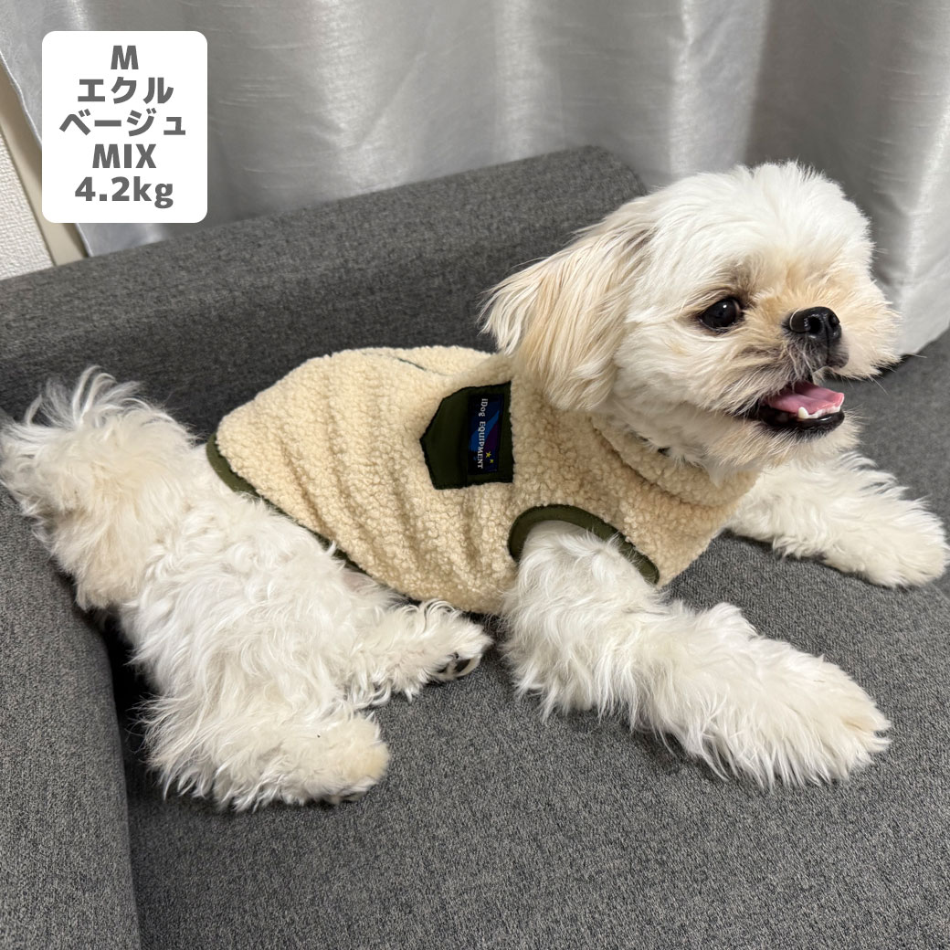 iDog EQUIPMENT 背中開きクラシックボアベスト アイドッグ-犬猫用品