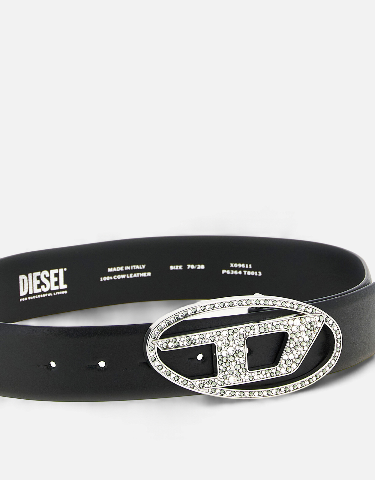 Diesel B-1dr Strass Leather Belt () IFCHIC.COM