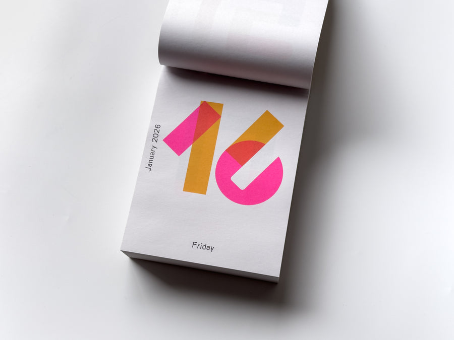 Calendar 2026 / Every day is a new day by Karel Martens – IACK