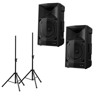 AlphaTheta WAVE-EIGHT + スピーカースタンド付属 2台SET 【ポータブル