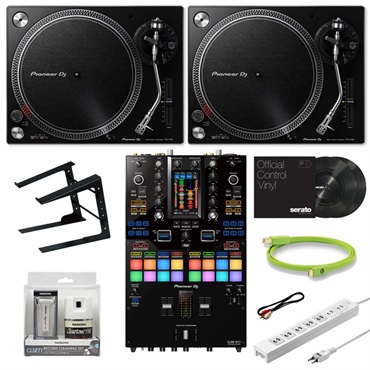 Pioneer DJ PLX-500-K + DJM-S11 スクラッチDJ入門10点セット 【無償