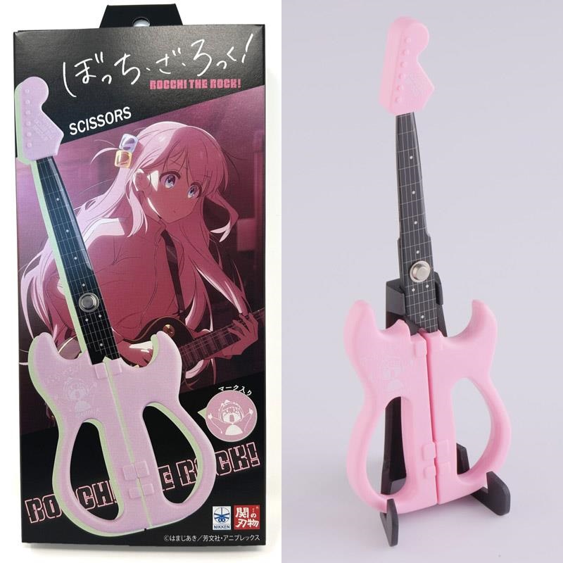 Seki Sound BR-28GH ギター型ハサミ 後藤ひとりモデル (ピンク