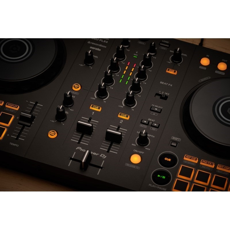 Pioneer DJ DDJ-FLX4 + ATH-S100BK ヘッドホン SET 【Power DJ's