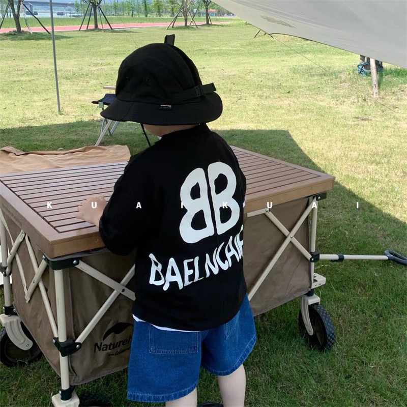 バレンシアガ 子供服 tシャツトップス キッズ服 男の子 女の子