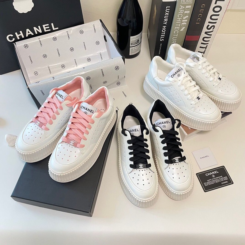 Chanel シャネル スニーカー レディース 厚底スニーカー ダッド