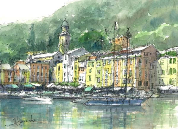 五十嵐吉彦の水彩画