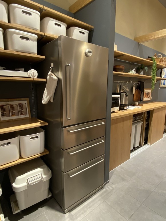 ステンレス冷蔵庫とMUJIリノベ・家を体験＿無印良品・東京有明店