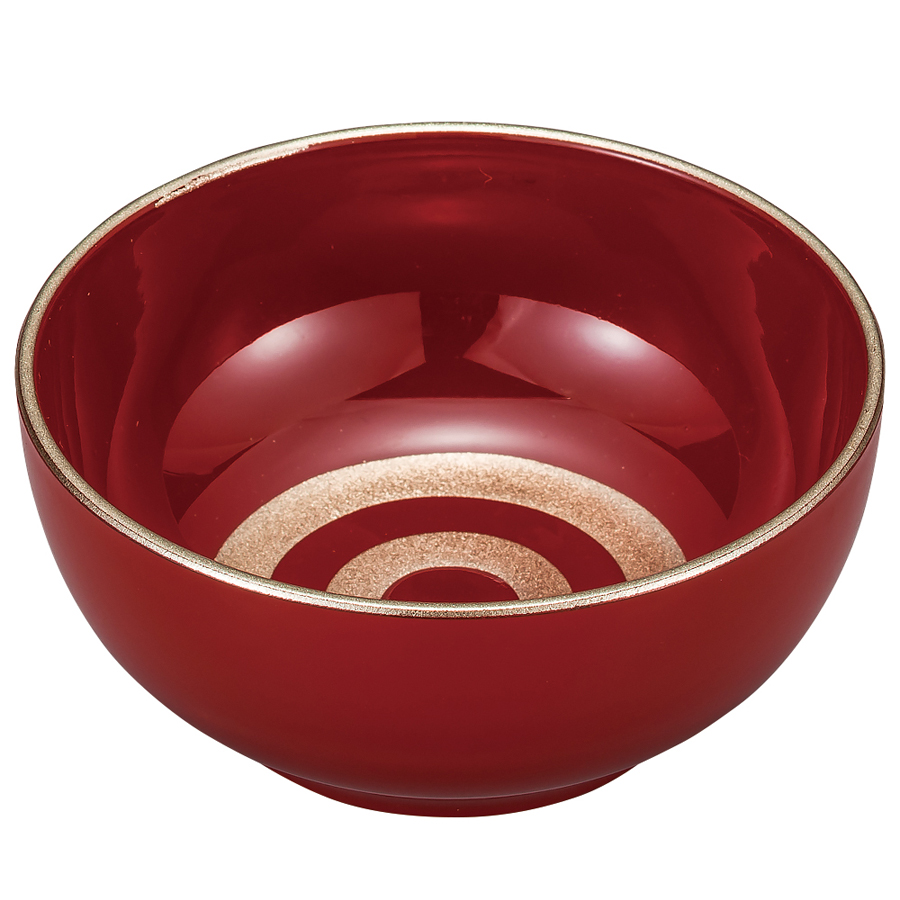 蛇の目ぐい呑み 赤/黒 FC35-3/4 漆器の井助