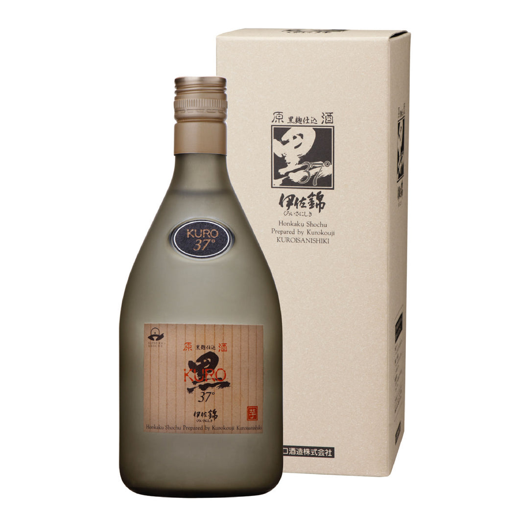 終売】黒伊佐錦原酒 37度 720ml 化粧箱入 – 大口酒造株式会社