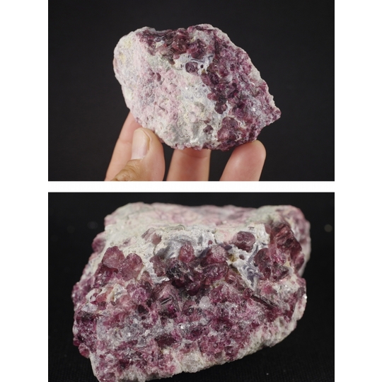 ピンクトルマリン結晶（ルベライト）原石245g 天然石販売 名取貴石