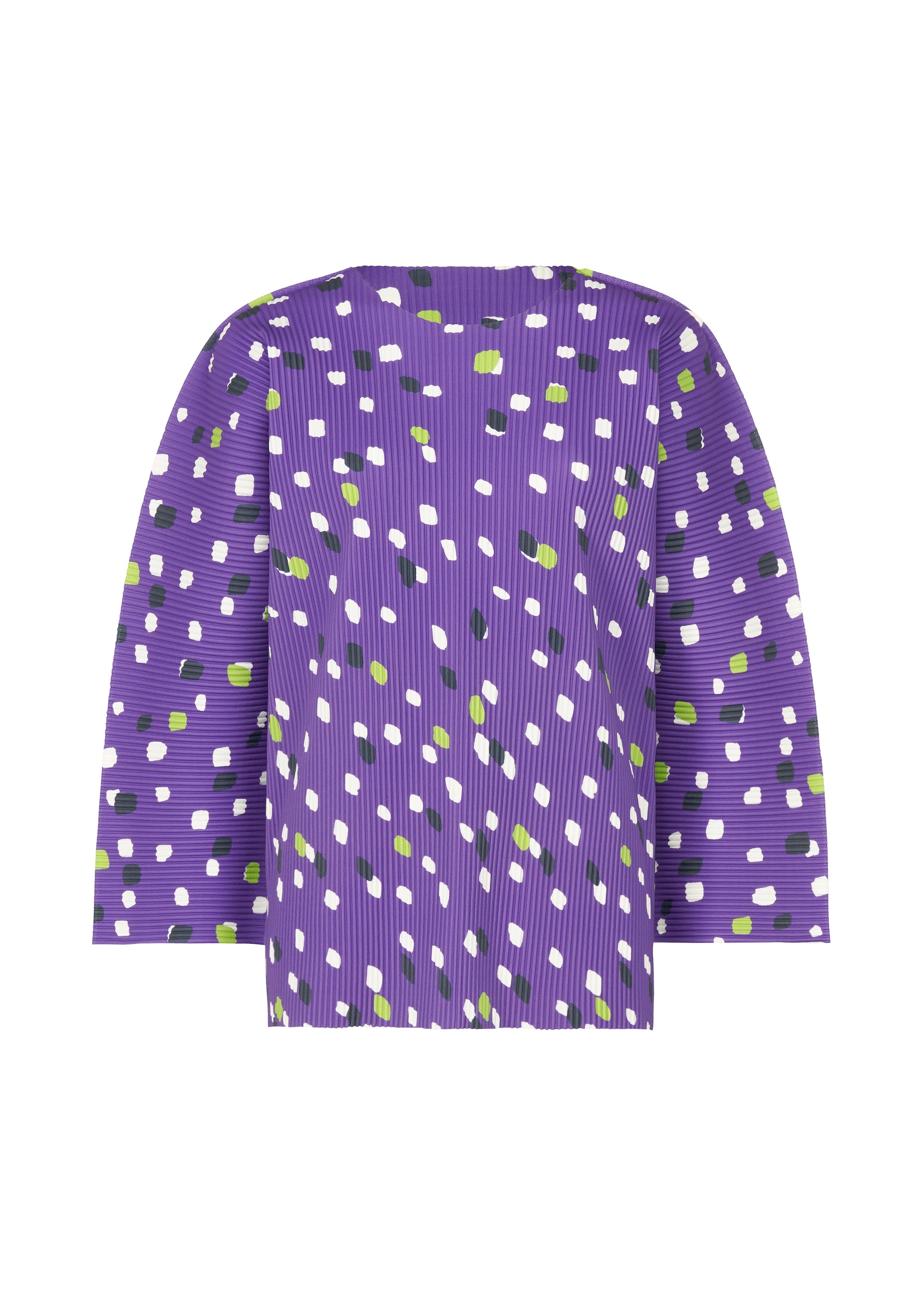 TIME DOTS FINE KNIT PLEATS T – isseymiyake.com