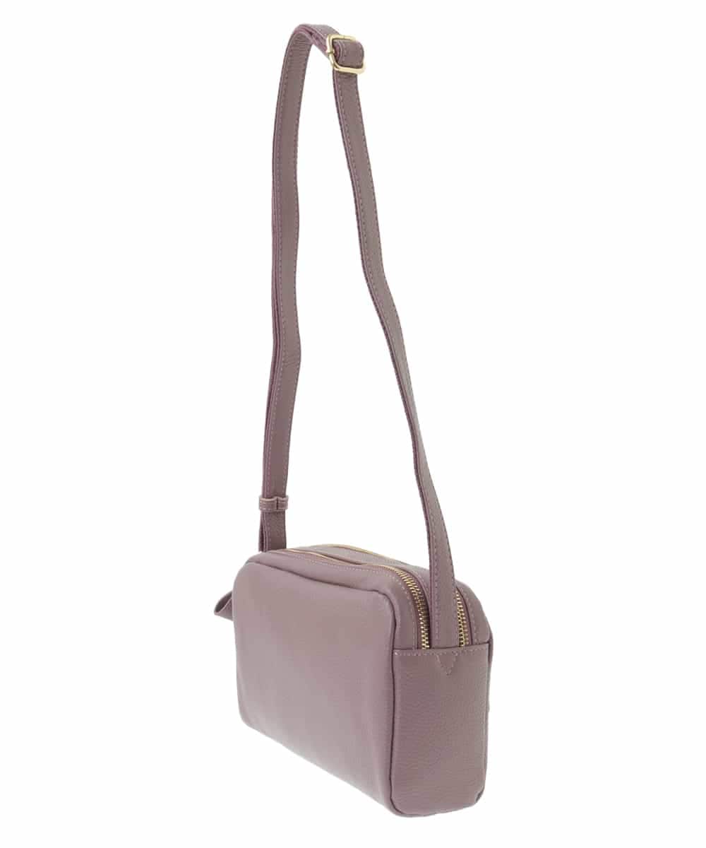 ダブルファスナーカウレザーショルダーバッグ(ショルダーバッグ) | MK