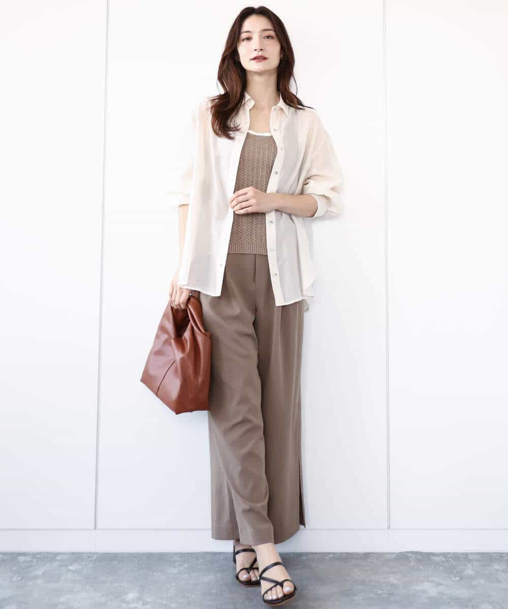 シアーシャツブラウス/洗える(ブラウス・シャツ) | MK MICHEL KLEIN(MK