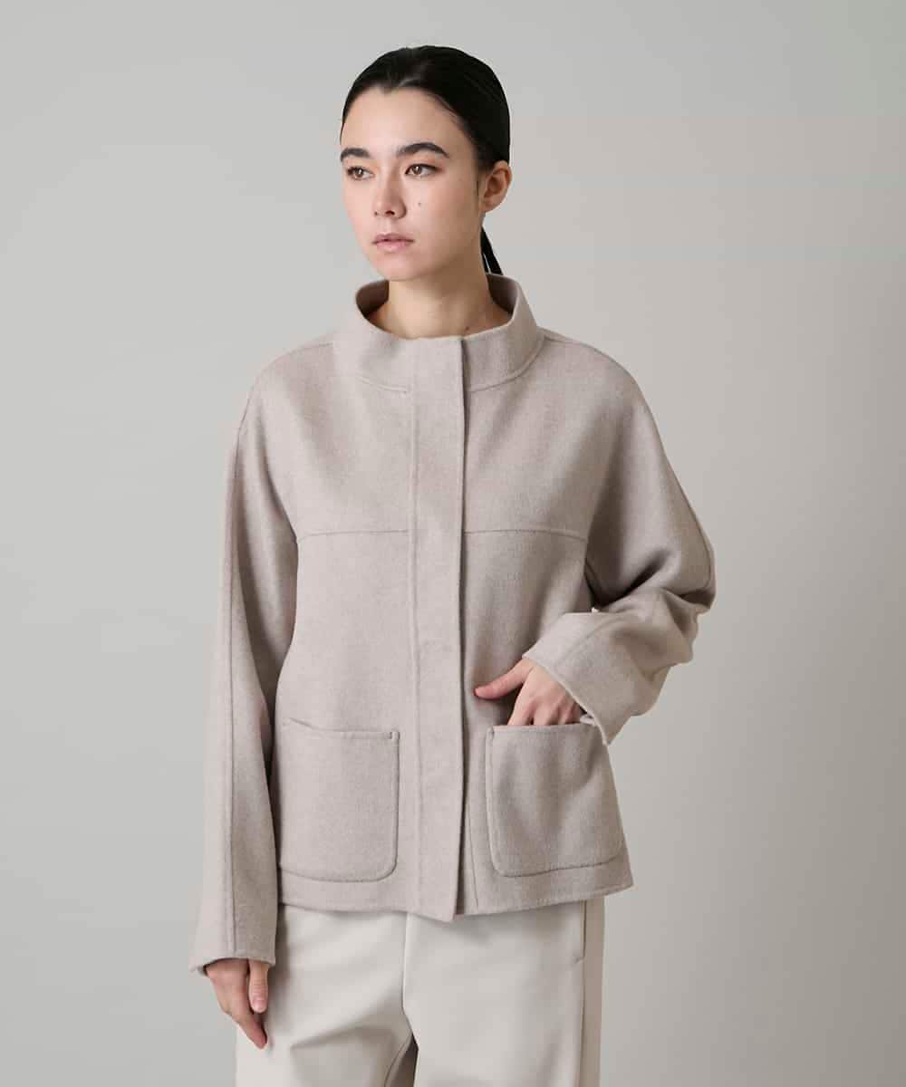 カシミヤ混ライトリバーショートコート(その他のコート・ブルゾン