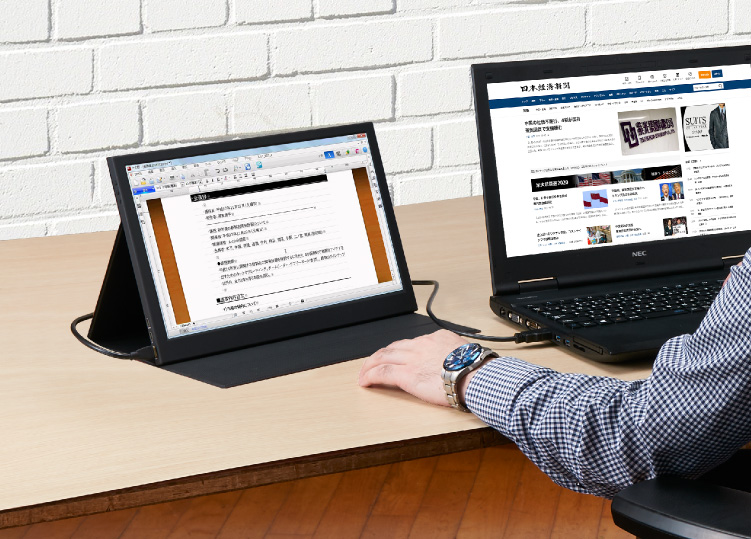 ITPROTECH 13.3型フルHDモバイルモニター モバイル&デスクトップ