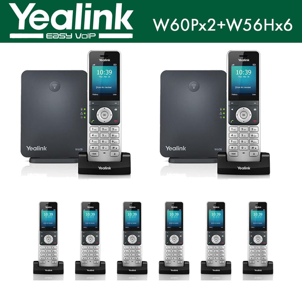 Yealink W60B DECT IPベースステーション W56Hハンドセット Yealink