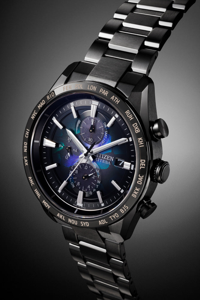 Citizen AT8286-65E Attesa super titanium solar radio limited