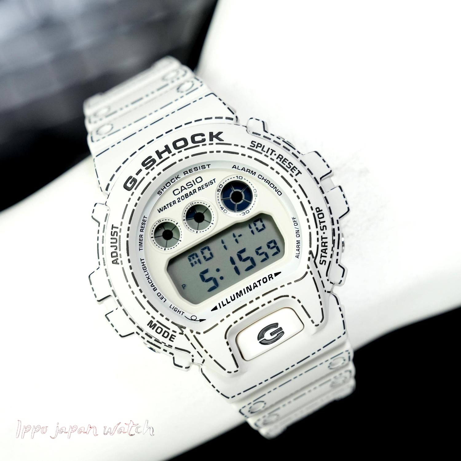 Casio G-shock DIGITAL DW-6900RGM-5JR/DW-6900RGM-5 Origami design