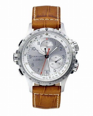 ハミルトン純正ベルト21mm/カーキETO用ブラウンプレスカーフベルト