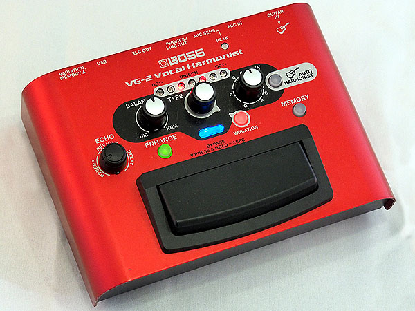 BOSS VE-2 Vocal Harmonist レッド BOSS VE-2 Vocal Harmonist ボーカルエフェクター ボス VE2 | 島村楽器