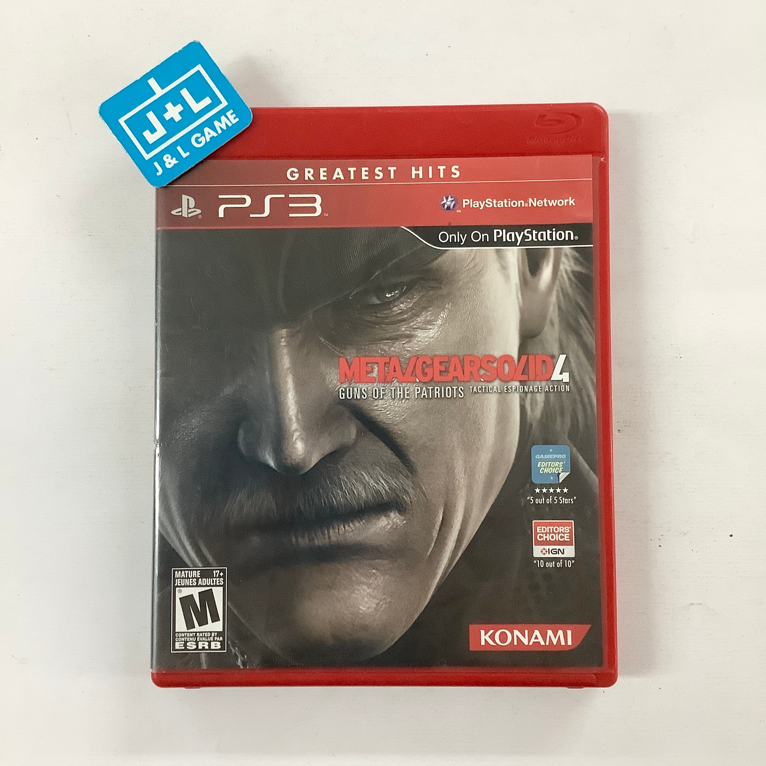 Metal Gear Solid 4: Guns of the Patriots (Greatest Hits) - (PS3