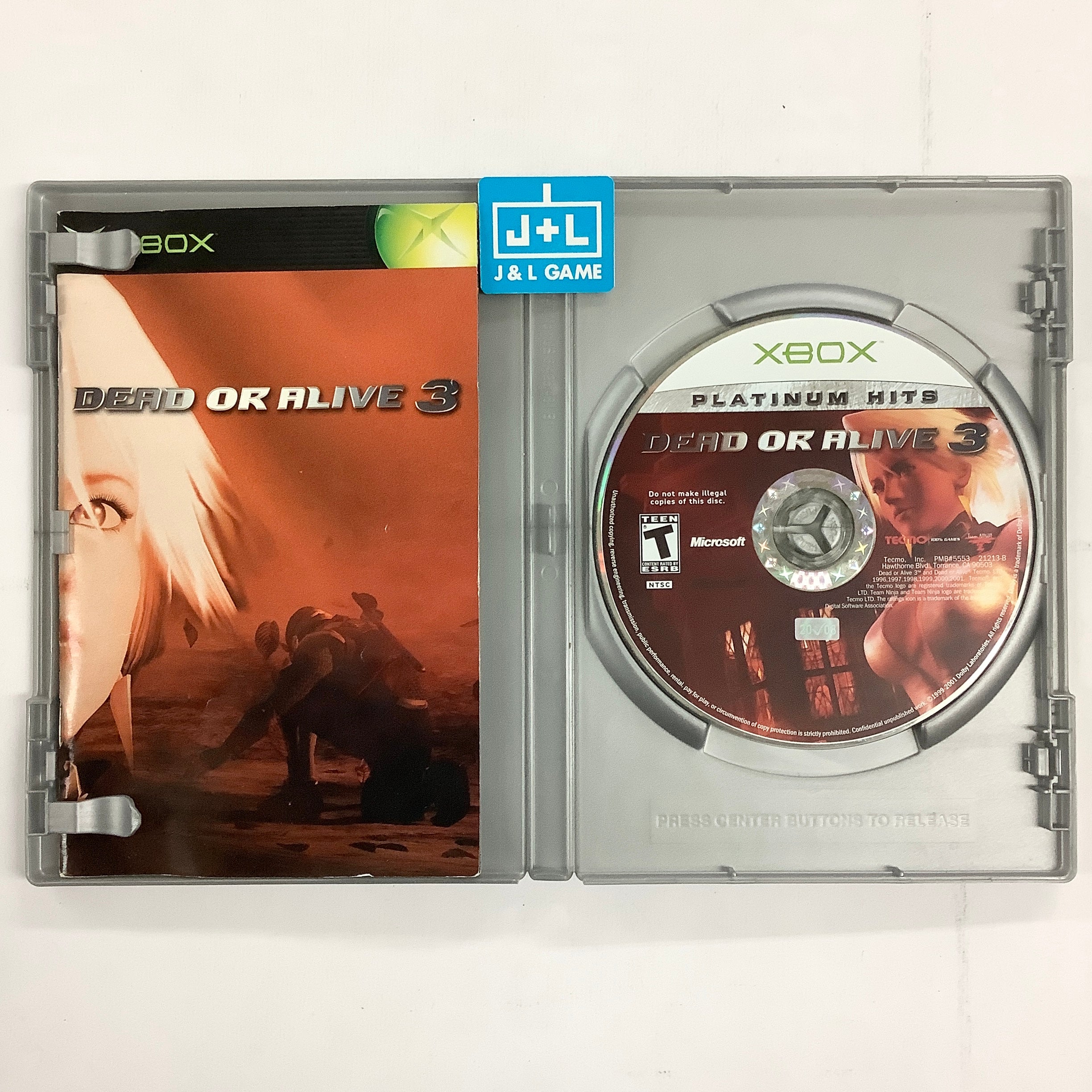 Dead or Alive 3 (Platinum Hits) - (XB) Xbox [Pre-Owned] | J&L Game