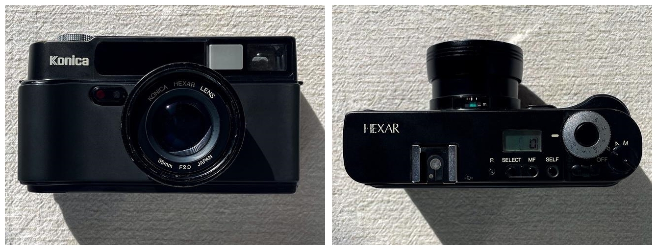 The Konica Hexar AF a rangefinder style point and shoot by Philipp