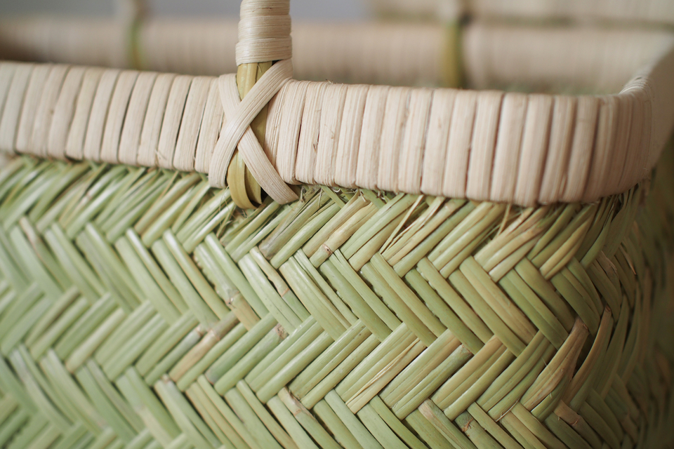 篠竹の買い物かご - ウェブショップ - jokogumo - よこぐも