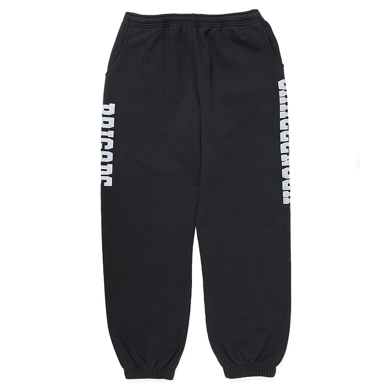 CHALLENGER/COLLEGE SWEAT PANTS（BLACK）［カレッジスウェットパンツ
