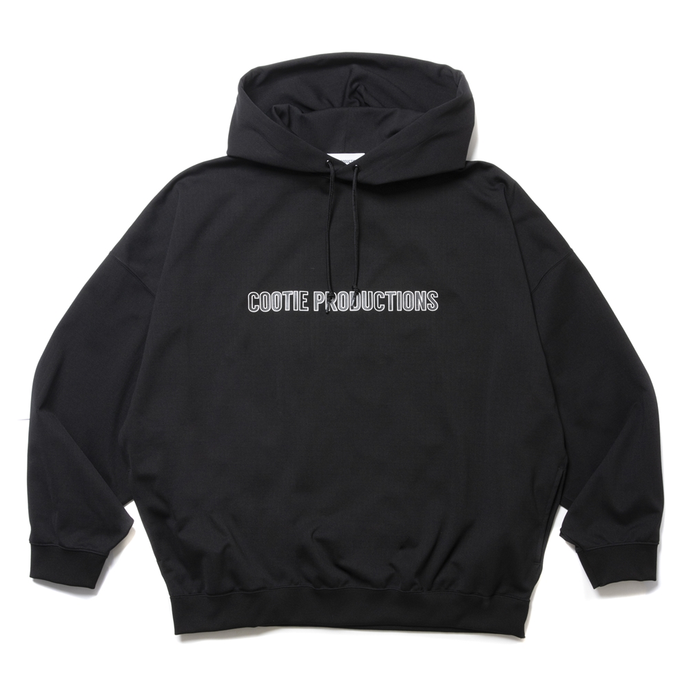 COOTIE PRODUCTIONS/Polyester Ripstop Jersey Hoodie（Black