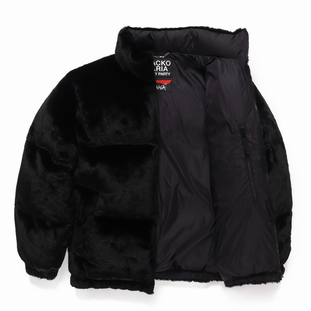 WACKO MARIA/NANGA / FUR DOWN JACKET（BLACK）［ファーダウンJKT-24